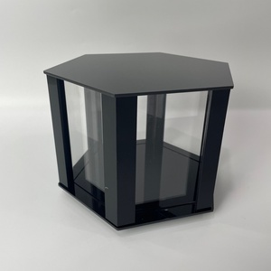 Wholesale Modern <b>Rotating</b> Custom Acrylic Display Stand Easy Assembly Trading Card Grading Slab for Desktop Showcase - Product Image 4