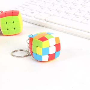 Cubo di Rubik Mini 3x3 Colorato Senza Adesivi, Giocattolo Educativo con Ciondolo da 3,0 CM, Portachiavi - Product Image 4