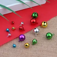 6-20mm Eisen-Weihnachtsglocke Bunter Klingelanhänger DIY Bastelmaterial Ornament-Herstellungszubehör Weihnachtsdekoration Festland China