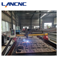 Machine de découpe Plasma CNC, plaque d'acier au carbone, plaque de cuivre et d'aluminium, portique, machine de découpe cnc wuhan lansun