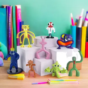 Arc-en-ciel amis éducatifs mignon coloré jouets en plastique enfants cadeaux