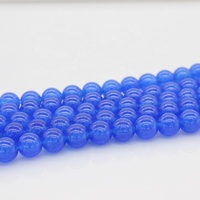 Harga Pabrik Manik-manik Giok Berbagai Warna 10MM Bulat Manik-manik Lepas untuk Pembuatan Gelang DIY Desain Perhiasan