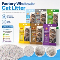 Litière pour chat en bentonite Eisen, forte absorption, fournisseur de sable pour chat, marque privée, litière pour chat sans poussière