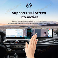 Double écran Android ID9 Car Radio Carplay Screen pour BMW 5 G30 G31 6 6GT G32 2017-2019 Multimedia Player GPS Navigation HeadUnit