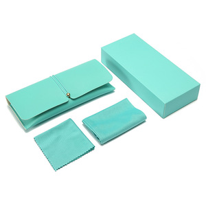 Từ Biểu Tượng Tùy Chỉnh Tấm Kính Mát Vải Túi Ngăn Kéo Hộp Màu Hồng Da Kính Mát Trường Hợp Kính Mát Bao Bì Hộp - Product Image 3