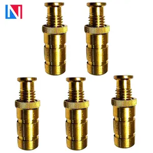 5 Pack Durable Brass Pool Cover Anchors and Head Screw Bolts Universal Size Fits 3/4" Hole
