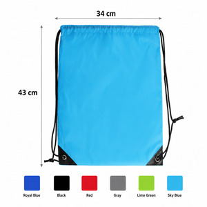 Mochila con Cordón y Logotipo Personalizado, Ojales Reforzados, Resistente al Agua, Múltiples Colores, Diseño Gratuito, Venta al Por Mayor Directa de Fábrica - Product Image 2