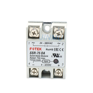 New Original chính hãng trạng thái rắn <span class=keywords><strong>Relay</strong></span> SSR-75DA <span class=keywords><strong>75A</strong></span> Single phase DC điều khiển AC loại tiêu chuẩn - Product Image 3