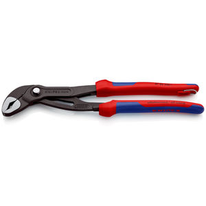 KNIPEX 87 02 300 T Cobra Pince à pompe à eau nouvelle génération pour tuyaux et écrous avec poignées multi-composants, avec anneau - Product Image 1