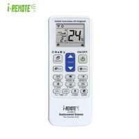 Reemplazo de control remoto inteligente de aire acondicionado i-remote ACR812 Carrier para control remoto Carrier