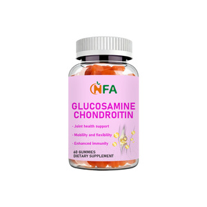 Complément Alimentaire de Haute Qualité à Base de Glucosamine et Chondroïtine en Gummies avec Extrait de Curcuma – Soutient le Système Immunitaire et Favorise la Santé Osseuse - Product Image 1