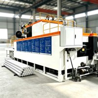 Four de chauffage industriel pour billettes d'aluminium 1650T, 35KW 380V, avec contrôleur PLC, pour presse d'extrusion, Afrique
