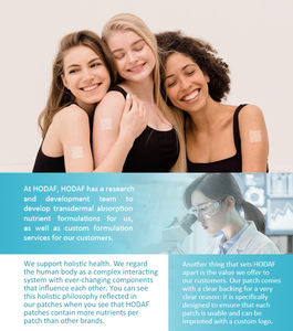 Plester Vitamin topikal untuk kecemasan tidur, plester Vitamin mendukung stres bahan alami OEM - Product Image 5