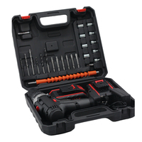 Kit Combiné d'Outils Électriques sans Fil, Perceuse Visseuse Électrique, Autres Outils, Boîte de Rangement, Perceuses Électriques