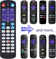 Control Remoto Universal 2 en 1 para Todos los Televisores Roku y Reproductores Roku, Compatible con TV TCL/Hisense/Hitachi/Haier/Element/Sanyo ROKU