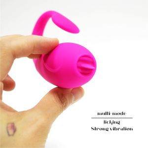 Vibratore Wireless con Controllo Remoto tramite App, Stimolatore Clitorideo con Funzione Leccata della Lingua, Ricaricabile USB, Materiale Sicuro per il Corpo - Product Image 6