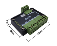 Convertidor Wiegand de 4 vías/Módulo Wiegand 4 en 1/Convertidor Multi WG para Sistema de Control de Acceso a Puertas