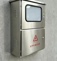 Caja de Control para Paneles Solares de Alta Resistencia, IP65 Impermeable, para Exteriores, Acero Inoxidable Pulido, Gabinete de Energía de Doble Puerta