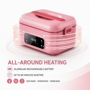 Scaldavivande Elettrico Portatile Ricaricabile Senza Fili, Autoriscaldante per Aereo, per Assistenti di Volo e Pausa in Cabina - Product Image 2