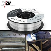 Kawat Las VECTOR MIG MAG Cored Wire 0.8 / 0.9/1.0mm 1kg 5kg D100 Roll Tanpa Gas untuk Mesin Las STAHL WERK ER308L