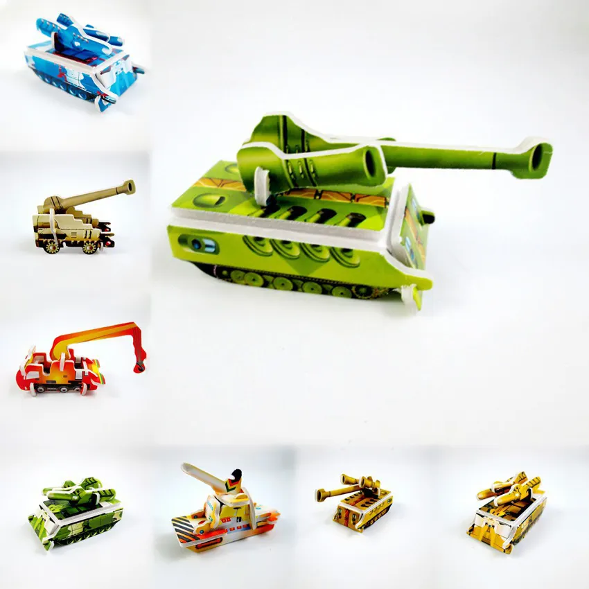 2023 wholesale Boys Military Series 3D Puzzle Children's Toys DIY Educational Children's Toys