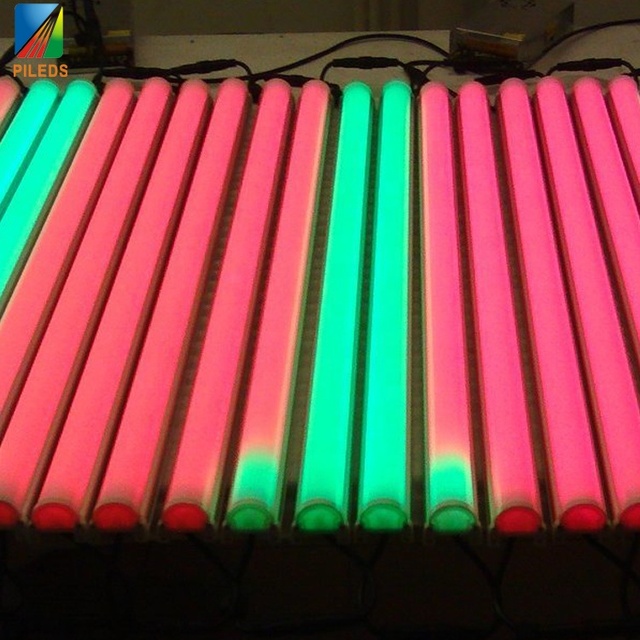 1Meter RGB Pixel Stage Light Bar for Nightclub Decoration Seamless Connector DC24V SPI LED Beam Lights DMX Control Mode