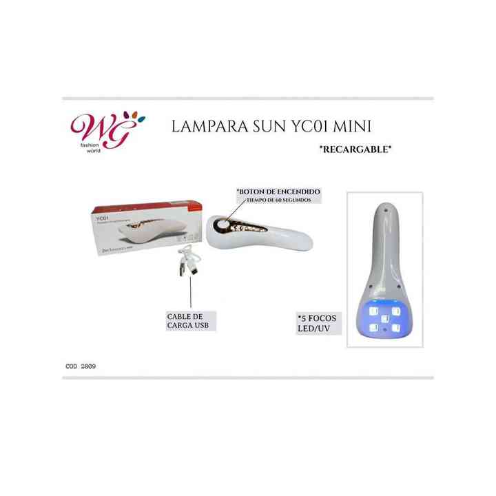 YC01 Mini Sun Lamp UV LED Lamp with Light Source Product Type