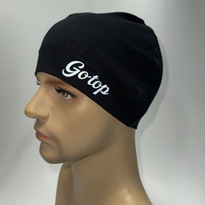 <span class=keywords><strong>Bonnet</strong></span> en tricot jacquard unisexe avec logo imprimé en silicone, doublure satinée, style slouchy, respirant, avec revers, pour la course et le <span class=keywords><strong>cyclisme</strong></span> - Product Image 5