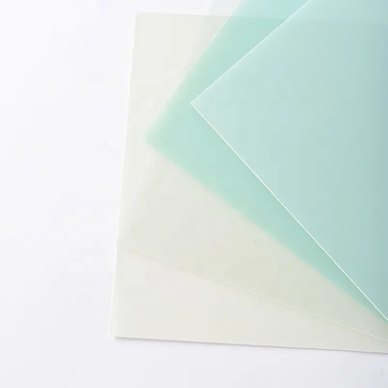 Placa de fibra de vidrio ligera fr4/g10, material de alta calidad, con excelente material aislante, color verde