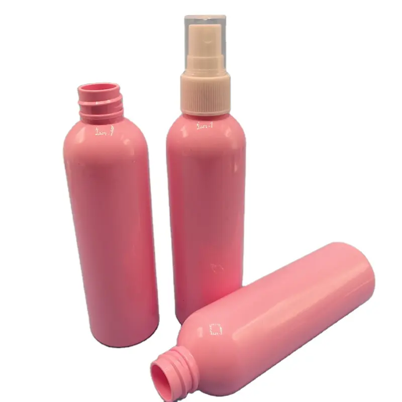 Luxe Lege Cosmetische 100Ml Roze Spray Fles Aangepaste Verpakking Pomp Fles