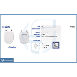 Cubierta de Asiento de Inodoro Premium Copriwater de Globo Glass 4 All - Product Image 2