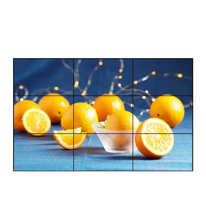High Definition Seamless Advertising Playing Equipment P1.7mm LED Back Light LCD Video Screen Wall