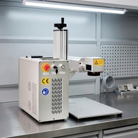 Nouvelle machine de gravure laser pour anneaux d'identification rotatifs pour oiseaux, étiquettes pour chiens et chats, prend en charge les formats graphiques AI/DXF, impression d'étiquettes d'oreille pour bovins