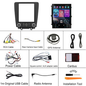 Podofo 9.7 ''android Car Stereo khung cho Ford Mustang 2010 2014 không dây Carplay Android Auto GPS Wifi Hifi FM RDS OEM - Product Image 6