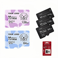Carte mémoire OEM MINI SD 32 Go-256 Go U3 A1 haute vitesse pour caméra vidéo 4K, smartphone, drone avec logo/emballage personnalisé