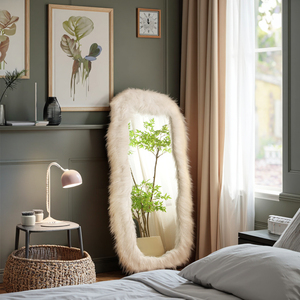 מותאם אישית רצפת זכוכית מודרנית להתאמה אישית עם מסגרת רכה סינתטי אלמנטים פופולריים באורך מלא צבע - Product Image 6