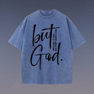 Camiseta de media manga versátil para parejas, nueva impresión de fuente, estilo desgastado para hombres y mujeres, estilo hip-hop callejero, ajuste de gran tamaño - Product Image 1