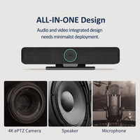 Cámara de Videoconferencia WeDoinnov 4K USB-C con Micrófono Integrado y Altavoz de Alta Fidelidad