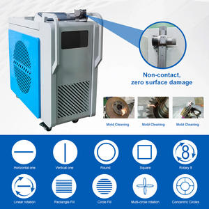 Machine <span class=keywords><strong>de</strong></span> <span class=keywords><strong>nettoyage</strong></span> laser JPT refroidie par air certifiée CE 100W 200W 300W, décapant <span class=keywords><strong>de</strong></span> rouille portable pour le marché européen - Product Image 2