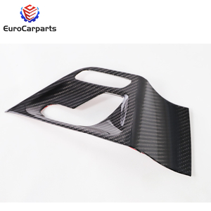 Cubierta de embellecedores de puerta interior de coche clase <span class=keywords><strong>G</strong></span> W463A 2019 + G500 G63 cubiertas de puerta interior embellecedores interiores de fibra de carbono embellecedores de manija Placa de carbono - Product Image 5