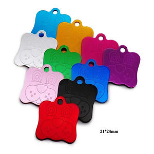 Targhette Identificative Personalizzate in Silicone per <span class=keywords><strong>Cani</strong></span> e Gatti, Medagliette in Alluminio per Collare, Etichette Antiperditа per Cuccioli - Product Image 2