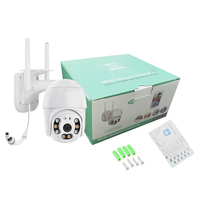 Cámara de Seguridad WiFi HD 1080P de 4MP a Todo Color con Visión Nocturna a Color 24/7 y Audio Bidireccional para Monitoreo Perimetral en Exteriores