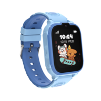 Meilleure montre connectée pour enfants 4G LTE Appels vidéo TFT Étanche IP67 Bouton SOS 7 jeux amusants Contrôle parental WiFi Positionnement LBS