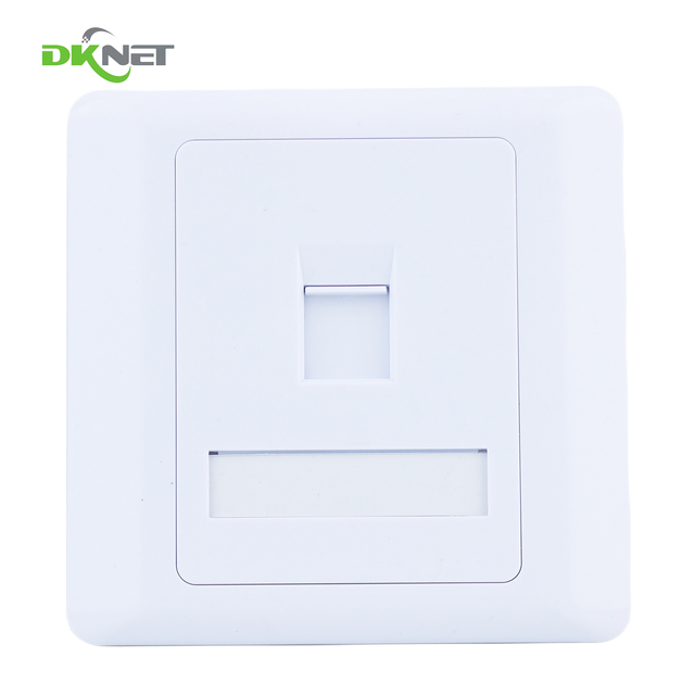 High Quality Ethernet Cable Wall Plate 86 Type 1 Port RJ45 Face Plate