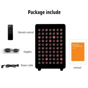 Azure OEM ODM Anpassbare 7-Wellenlängen 322x220mm Desktop Infrarot-LED Rotlicht-Gesichtslampe für den Heimgebrauch Schönheitsgerät CN - Product Image 5