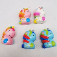 Jouet spongieux à rebond lent mignon mousse pop-corn frites Hamburger beignet crème glacée pour enfants décompression ventilation pour le plaisir des enfants