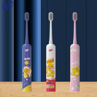 Happily Großhandel 3 Betriebsmodi USB-Aufladung Intelligente Elektrische Kinderzahnbürste Zahnaufhellungs-Set mit Zahnpasta und Ladegerät
