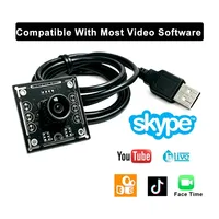 Module de caméra USB industrielle 5MP, capteur CMOS IMX335, 90 degrés, utilisation en intérieur en basse lumière, 30FPS MJPEG YUY2 UVC, Plug and Play