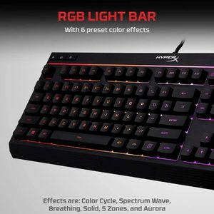 100% Original Wholesale Price in Stock HyperX Kingston Alloy Core Membrane RGB Gaming LED Lighting Wired <b>Keyboard</b> - Product Image 2