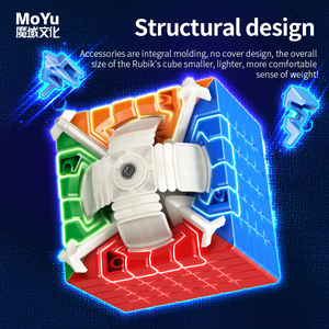 Profesional <span class=keywords><strong>MOYU</strong></span> diseño magnético Cubing aula <span class=keywords><strong>Meilong</strong></span> 6M V2 velocidad cubo mágico Stickerless rompecabezas cubo juguete - Product Image 5